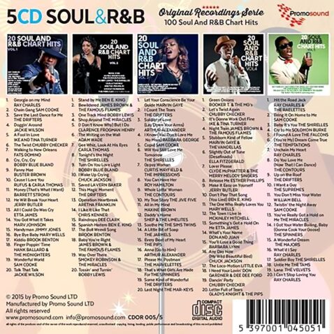 Soul & R&B 100 hits from the 60's (Box 5CD)-23929