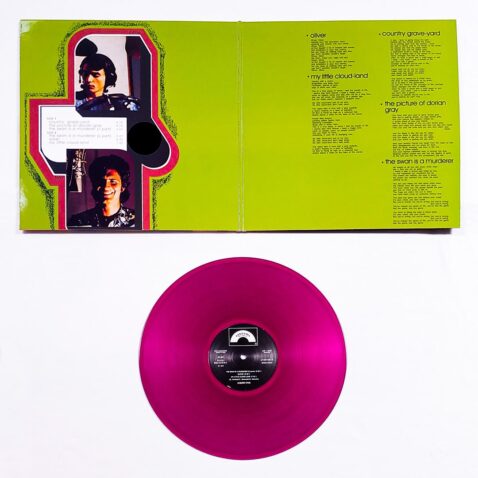 LPOST045 cherry five clear purple vinyl