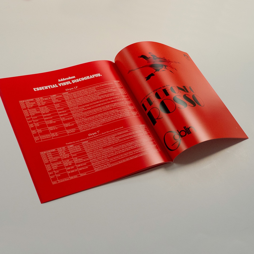 Profondo Rosso 50th anniversary Box set (Clear red vinyl) [21.11.2025) - immagine 5