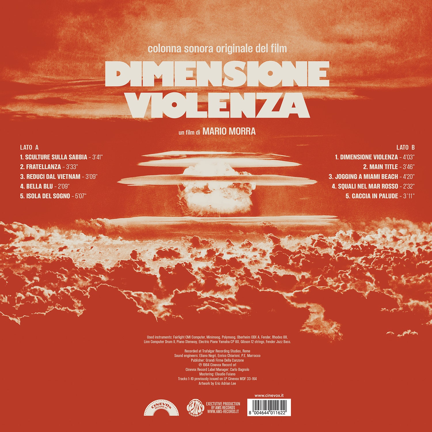 Dimensione violenza OST (Vinile rosso trasparente) - immagine 2