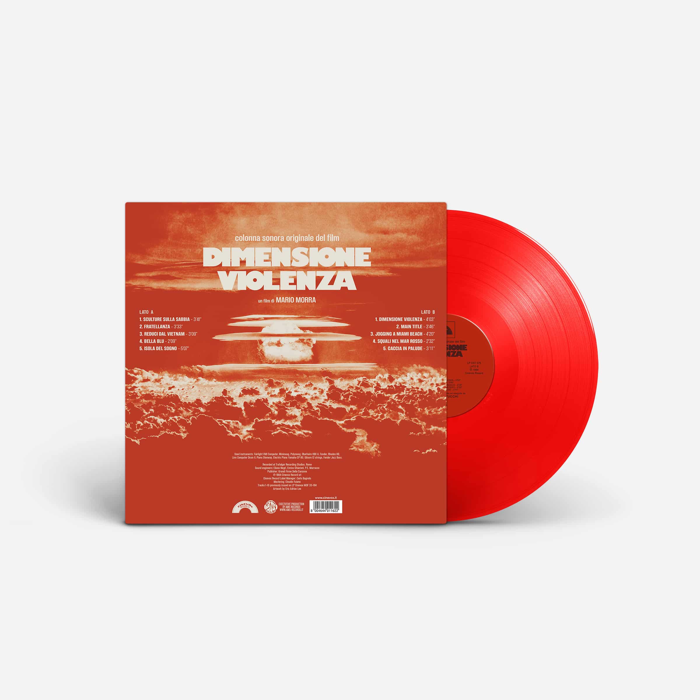 Dimensione violenza OST (Vinile rosso trasparente) - immagine 3